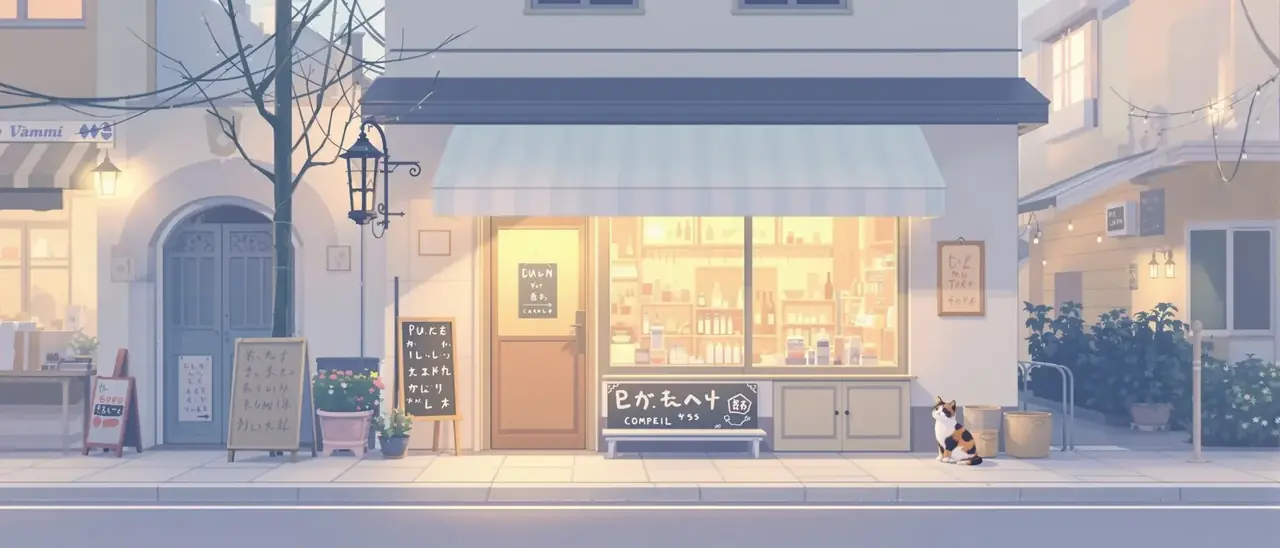 《霓虹猫巷》首屏宣传图 - 韩漫日漫网